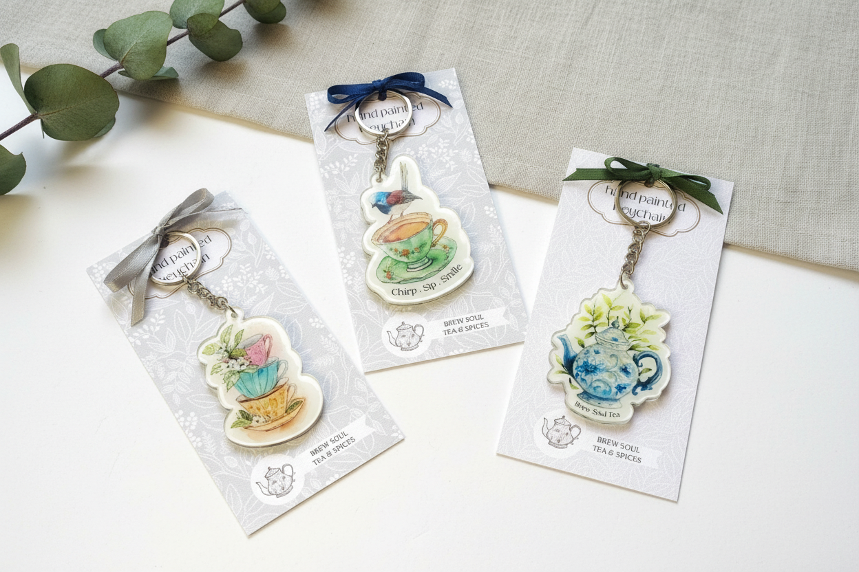 Handmade Tea Keychains: Perfect Small Gifts for Tea Lovers | Brew Soul ...