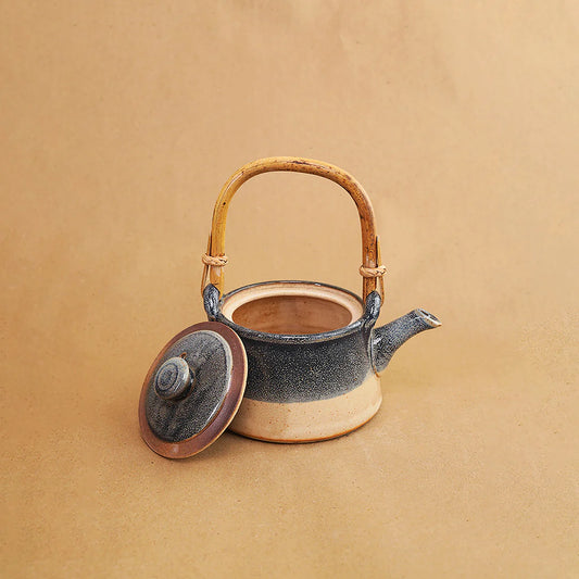 Brew Soul Tea Kettle - Blue & Beige