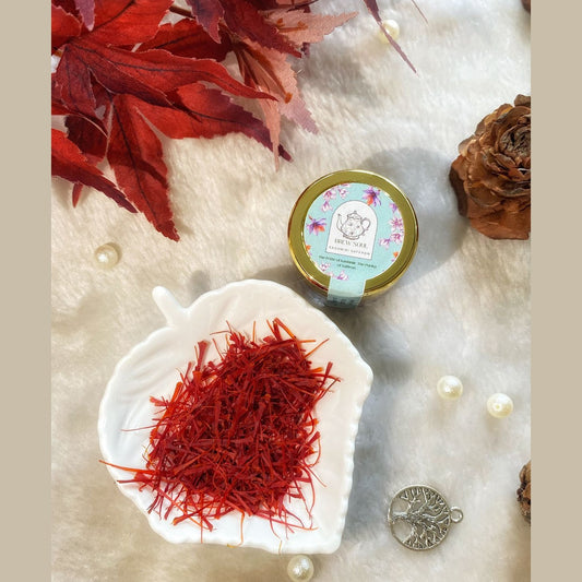 Ultimate Tea Connoisseur Luxury Gift Set - Premium Darjeeling Teas, Kashmiri Mongra Saffron & Artisan Ceramic Mug - Save 15%