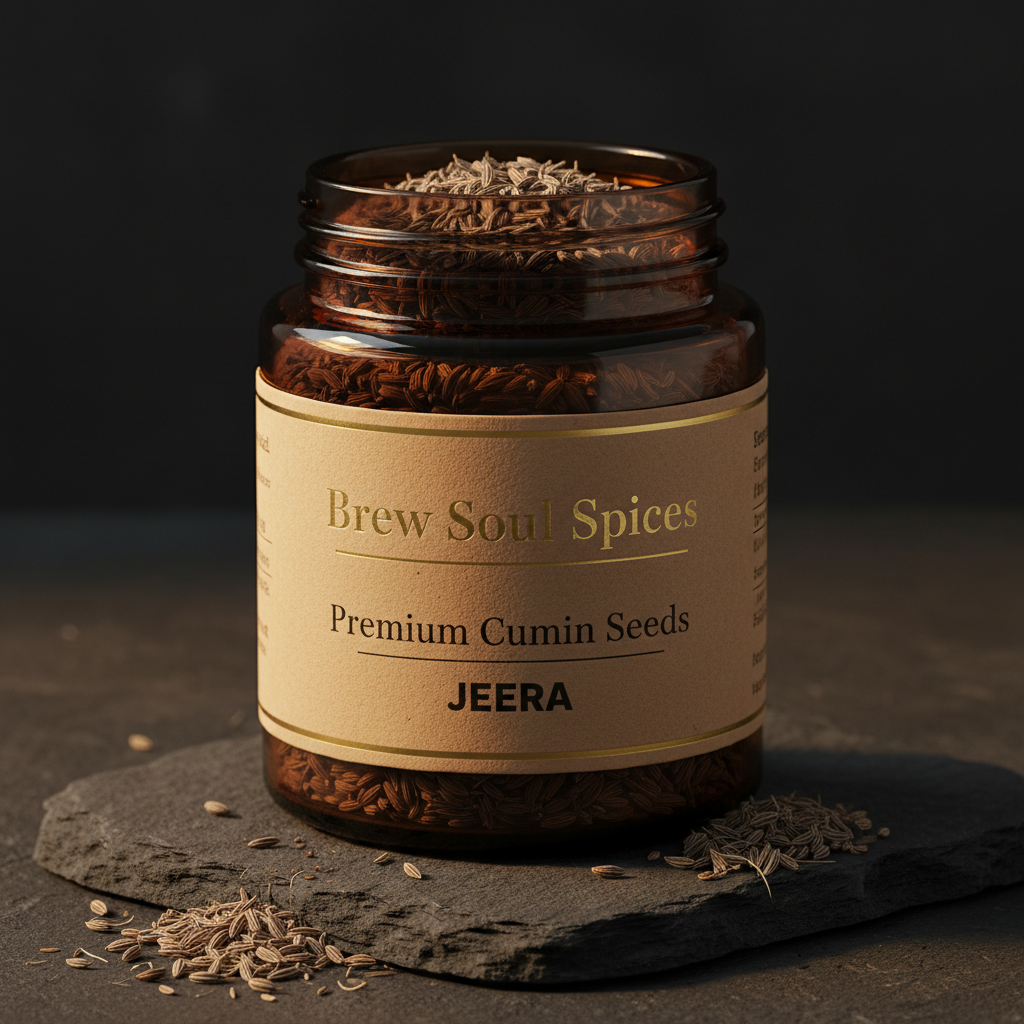 Brew Soul Spices Cumin Jar