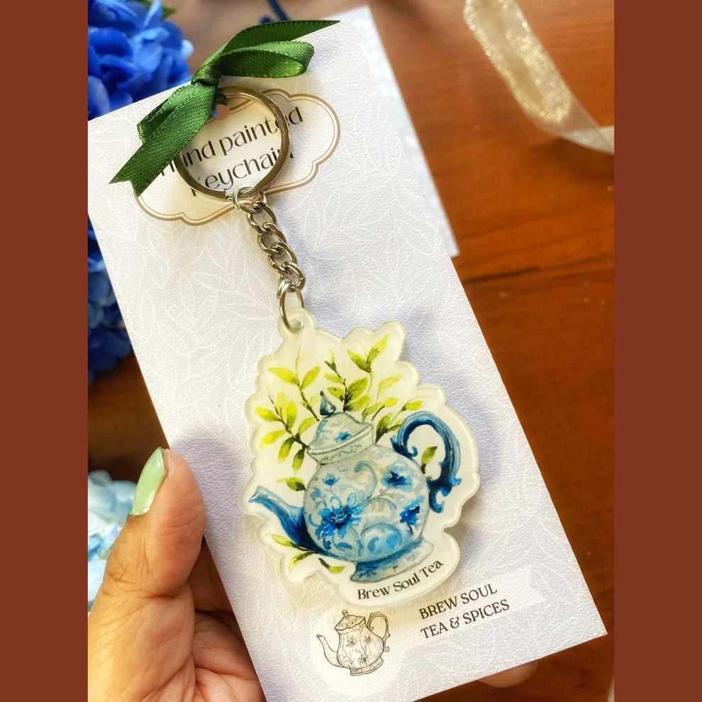 Handmade Teapot Keychain | Tea Brewing Gift - Brew Soul Tea Essentials ...