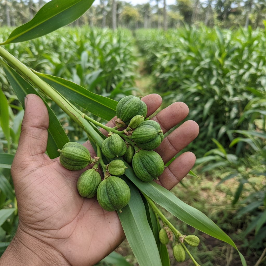 Cardamom Farm Harvest