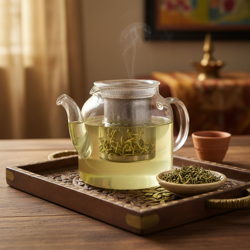 Darjeeling Green Tea Brewing Authentic