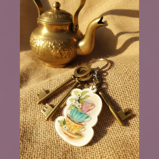 Detail shot with brass kettle