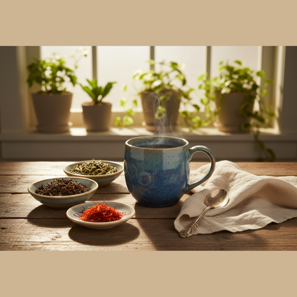 Elegant Tea Ritual Setup