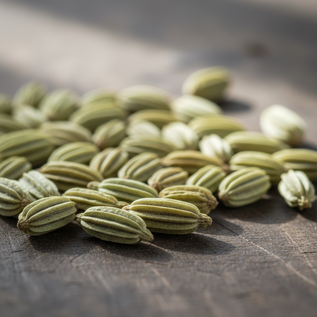 Fennel Seeds Macro