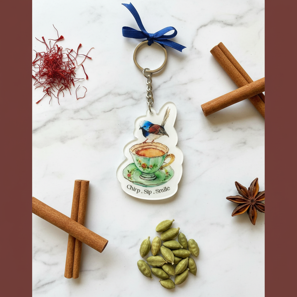 Flat lay with spices