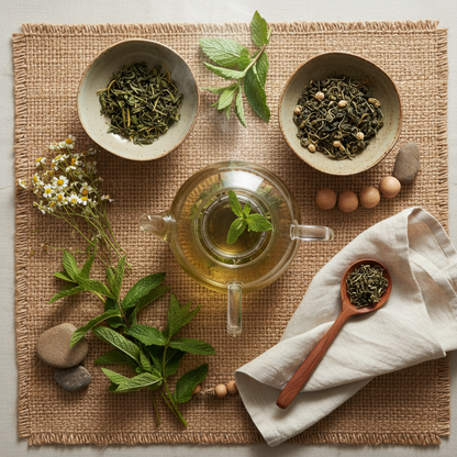 Green Tea Brewing Ritual