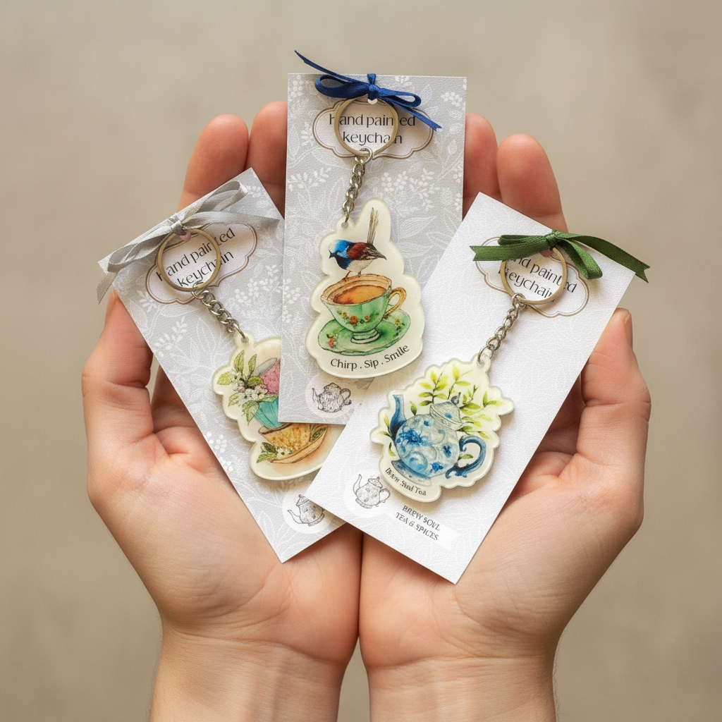 Key Tea Can Set of 3 Handmade Tea Keychains Bundle | Complete Collection - Brew ...