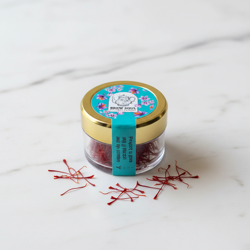 Premium Kashmiri Saffron 1g - Mongra A+ Grade Pampore Kesar