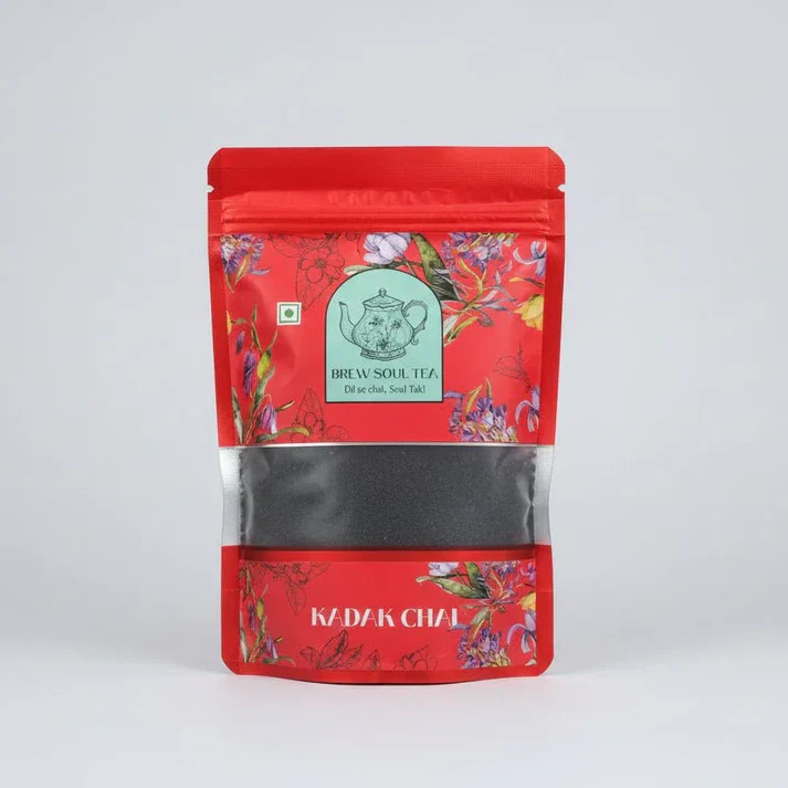 Premium Kashmiri Saffron & Kadak Chai Gift Set with Ceramic Infuser Mug - Authentic Pampore Mongra A+ Grade