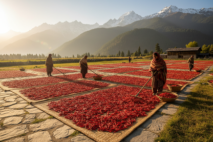 Kashmiri Red Chilli Origin Kashmir