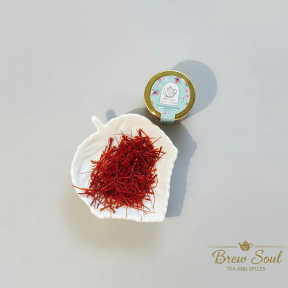 Pure Kashmiri Saffron 1 gm - Brew Soul Tea and Spices