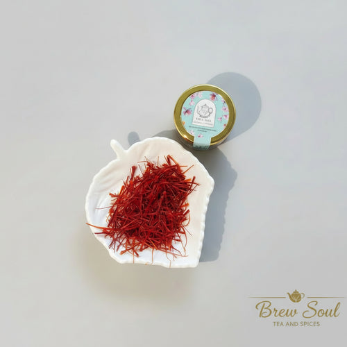 Pure Kashmiri Saffron 1 gm - Brew Soul Tea and Spices