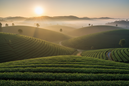 Tea Garden Sunrise